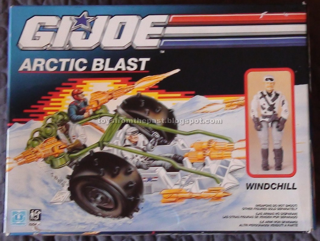 GI Joe Vehicle Arctic Blast w Missiles & Guns 1989 