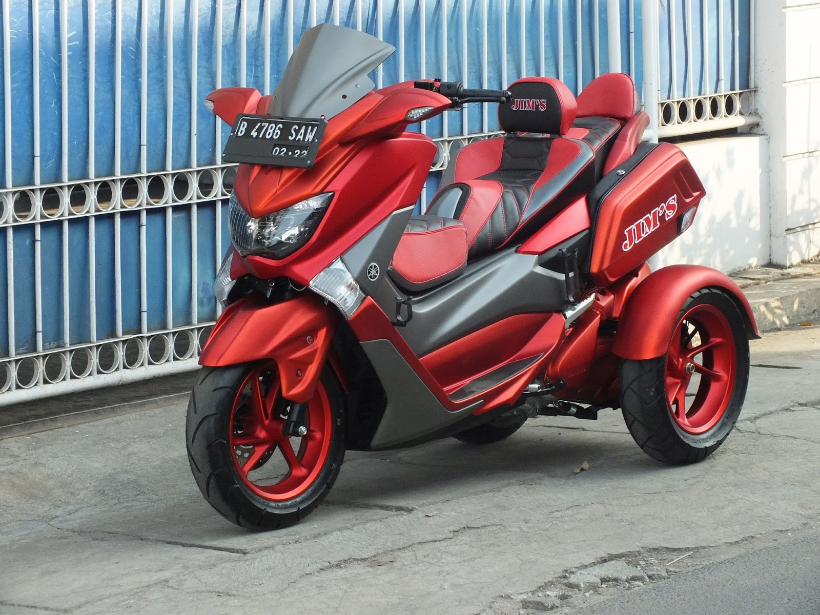 64 Modifikasi Yamaha Nmax Merah Modifikasi Yamah NMAX