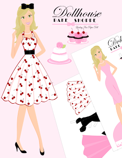 Cute Pink Clothes for Paper Dolls Printable DIY Activities for
