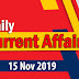 Kerala PSC Daily Malayalam Current Affairs 15 Nov 2019