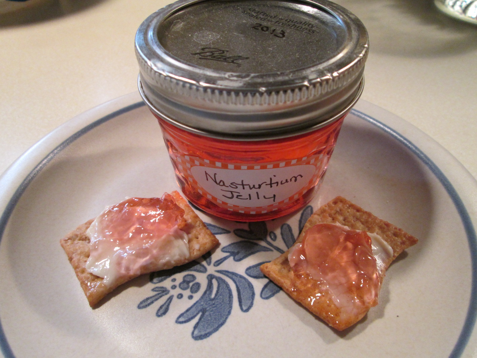 Lemon Verbena Lady's Herb Garden Making Nasturtium Jelly!