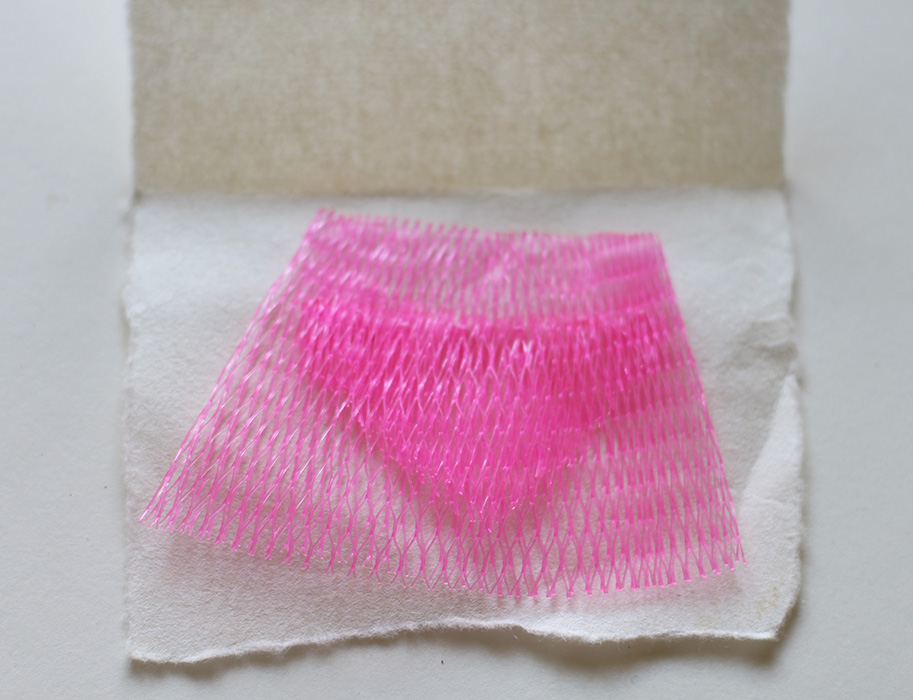 Hot Hot [2009], Little Undies series, ongoing. fabric & thread. 6.5 x 10 cm