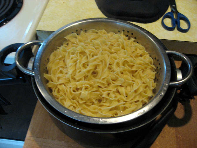 The Potluck Vegetarian VegeStrip Steak Egg Noodle Stroganoff