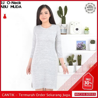 MNF316D99 Dress Bl Wanita O neck Rj Rajut 2019 BMGShop