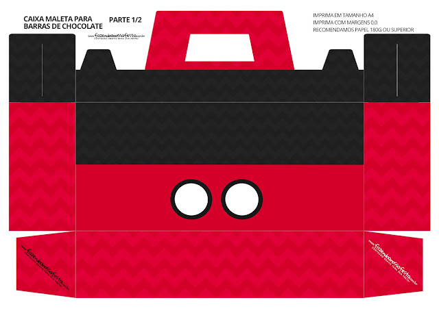 Mickey Style Free Printable Suitcase Box. Mickey Style Free Printable Suitcase Box.