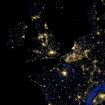 أضواء لندن من الفضاء