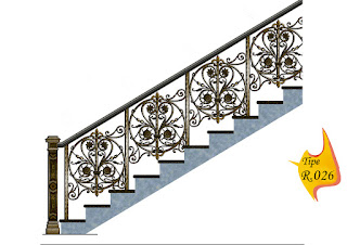 Desain Tangga Klasik Desain, Tangga, Klasik, Classic, Design, Besi, Tempa