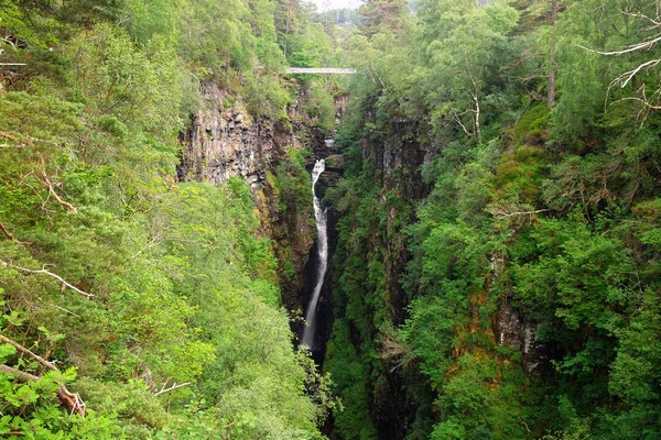 écosse north coast 500 road trip côte ouest rando corrieshalloch gorge mesach falls cascade
