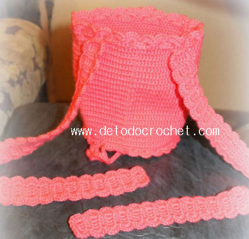 Mochila Búho al Crochet / a paso