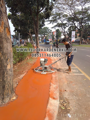 Proses Pengerjaan Trowel Floor Hardener Warna Proses Pengerjaan Trowel Floor Hardener Warna