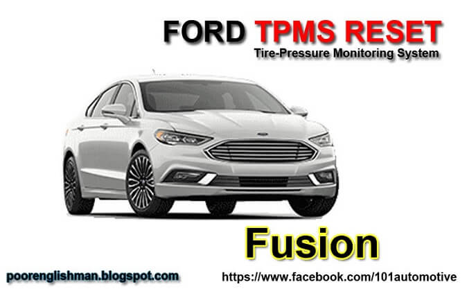 Ford Fusion TPMS Reset Guide - Automotive Equipment Dealer Philippines