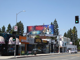 Stranger Things TV billboard Melrose Avenue Stranger Things TV billboard