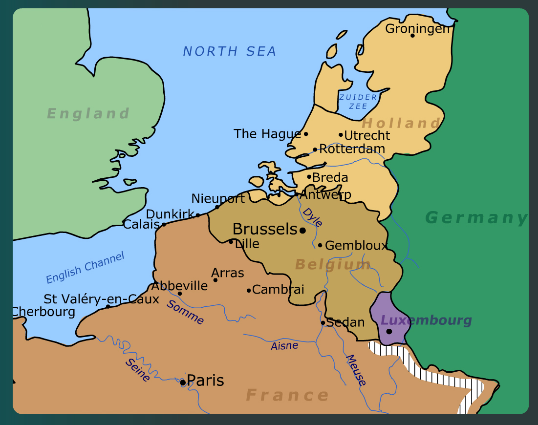 Battle Of Dunkirk Map