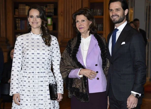 Princess Sofia wore RODEBJER Palasan Dress. Queen Silvia, Princess Sofia Hellqvist and Prince Carl Philip