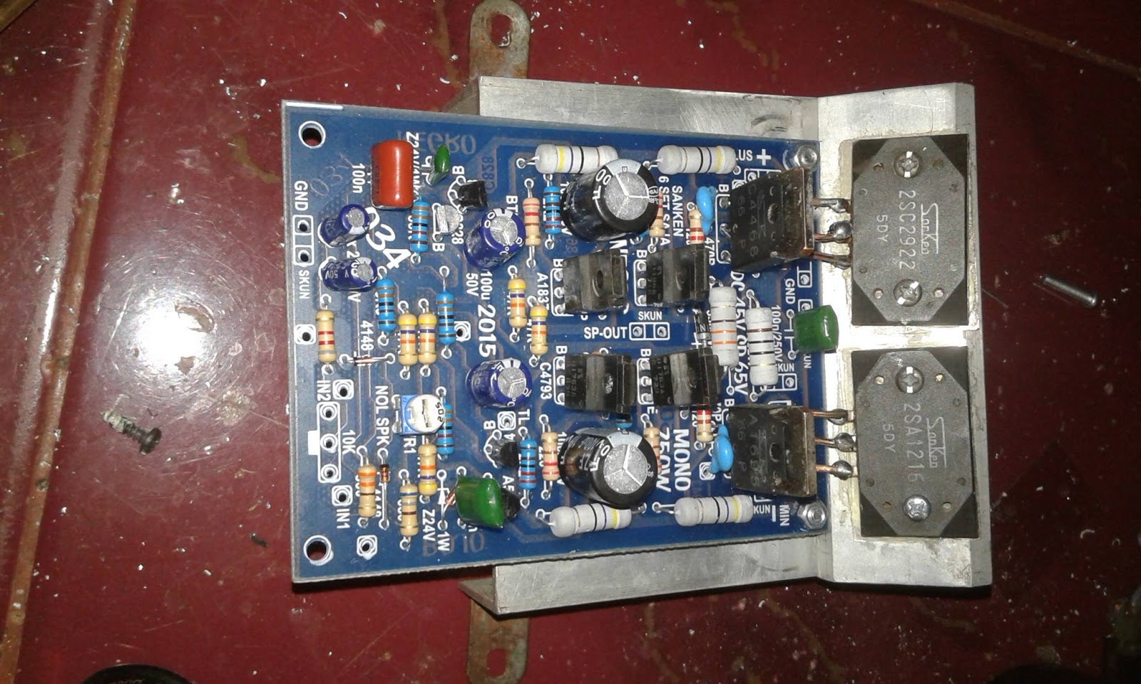 A1695 C4468 Amplifier Circuit Diagram