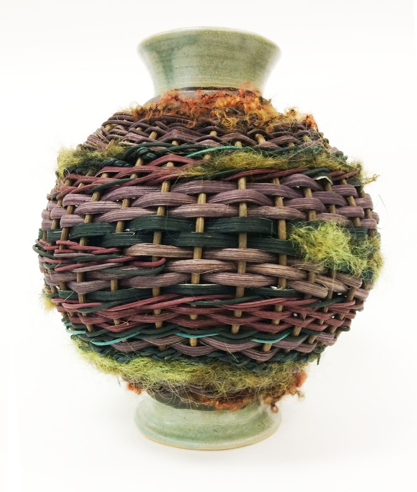 Baskets and more...... Mixed Media Woven Vessel