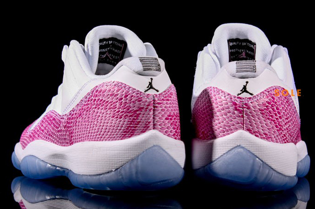 air jordan 11 retro low women's pink snakeskin