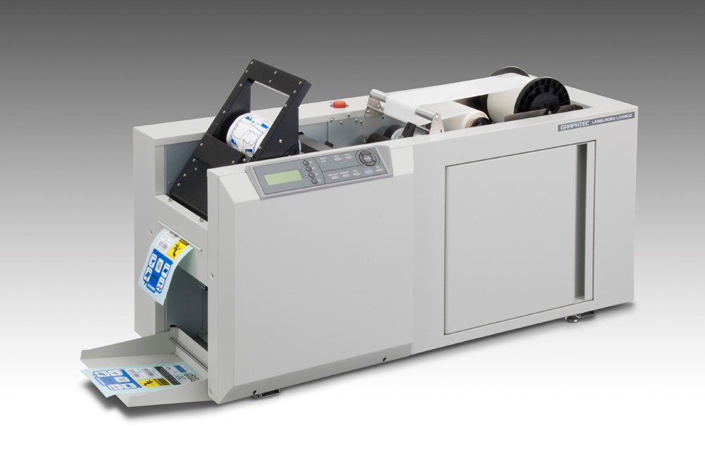 Color Labels On Demand: All-In-One; Print, Die Cut, Laminate, Weed