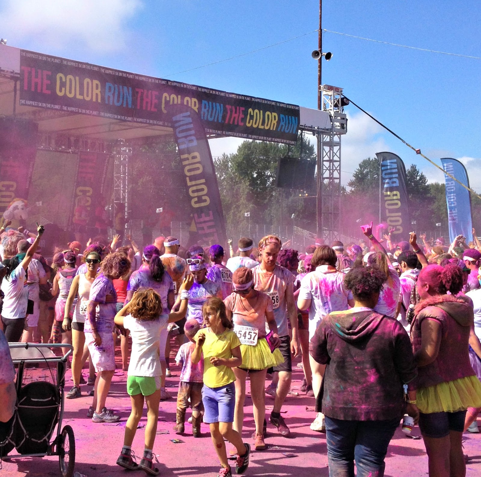 We Participated In The Color Run! Thanks For Getting Us There Chevy!