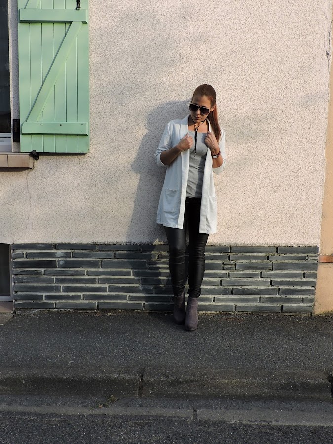 ideas de look con blazer gris