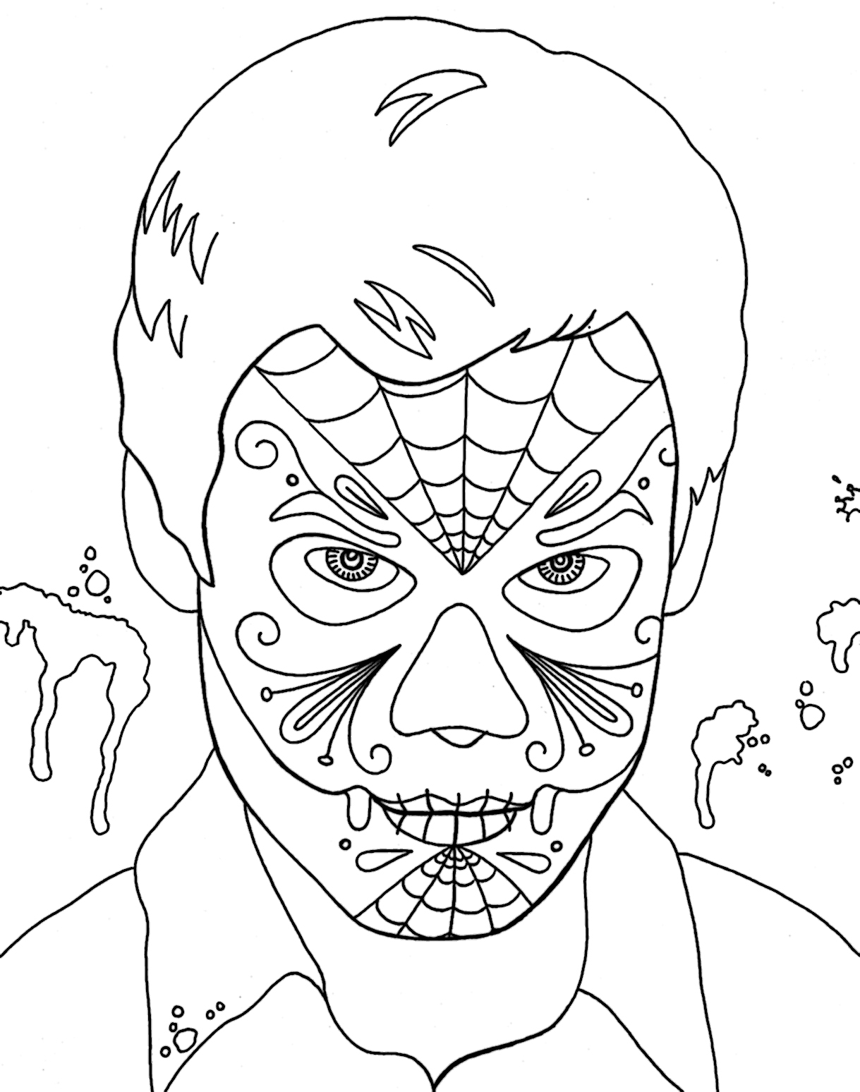 calacas coloring pages - photo #39