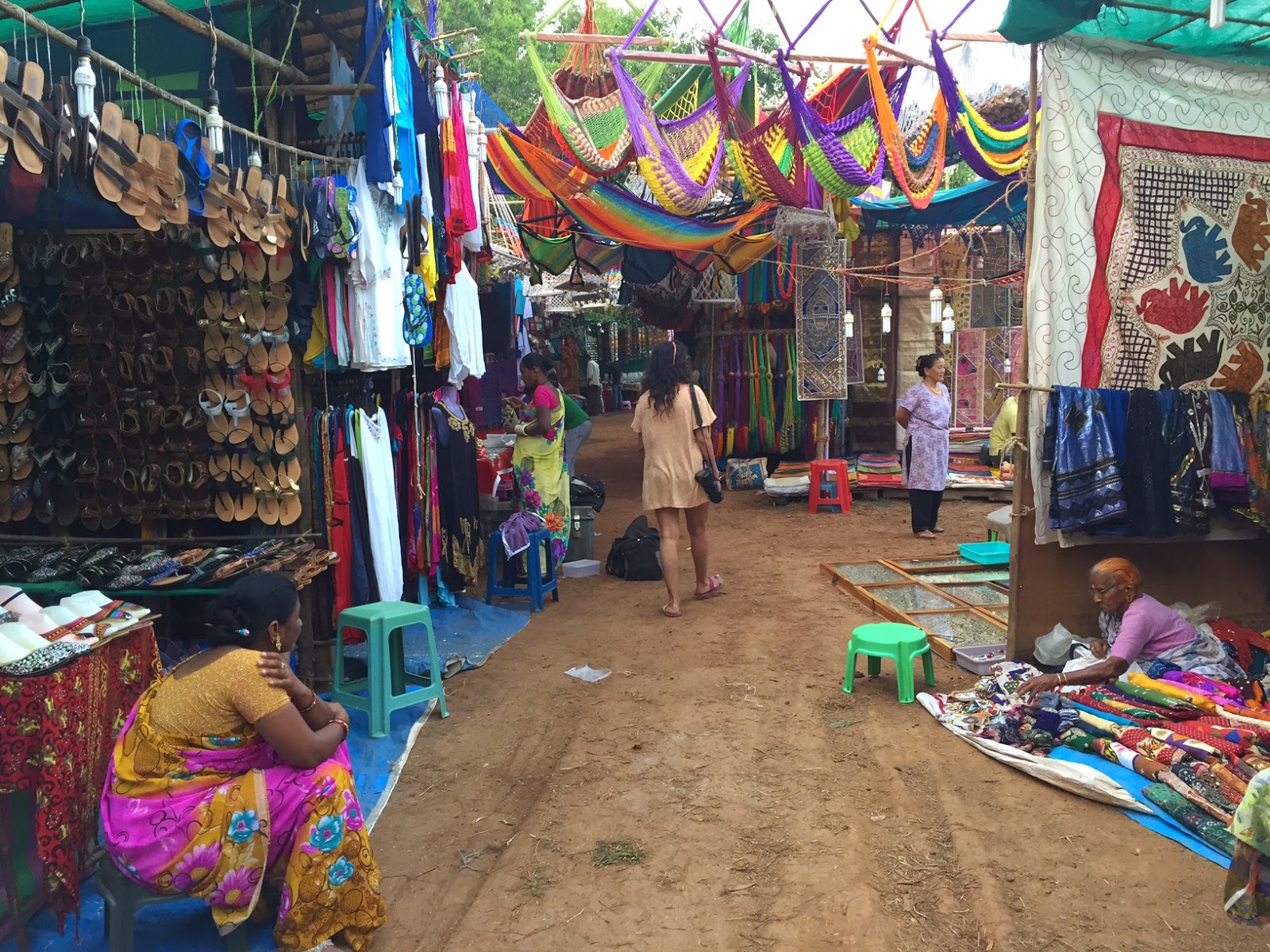 saturday night market goa beyond beaches Portuguese house green 