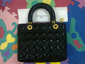 Christian Dior Lady Dior leather Tote Bag(SOLD)