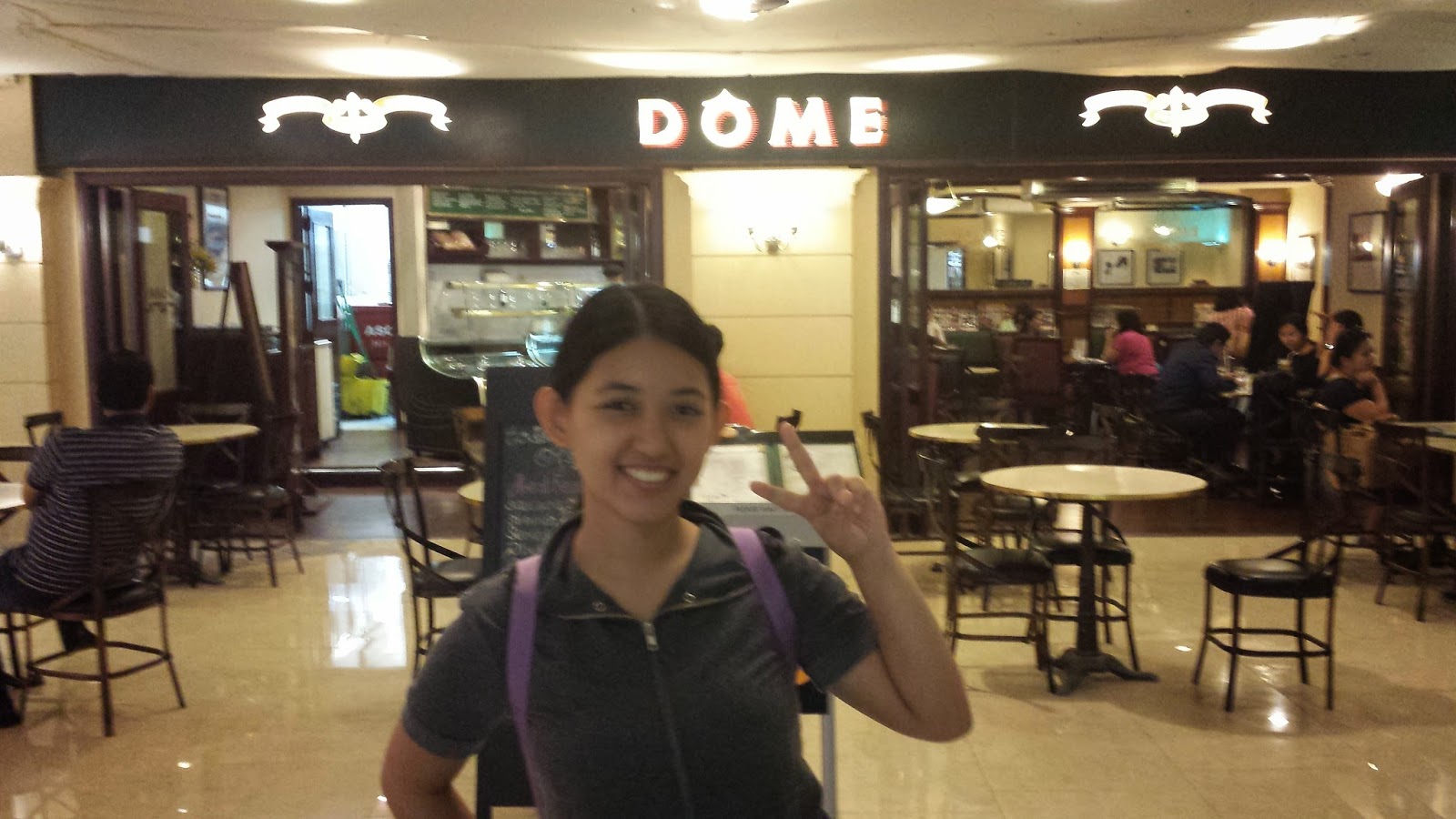 Dome Café EDSA Shangrila World's Finest Coffees Food, Adventures