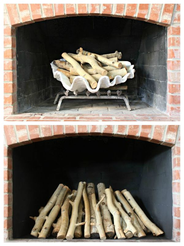 PAINTED FIREBOX {JUST ONE THING} Dimples and Tangles