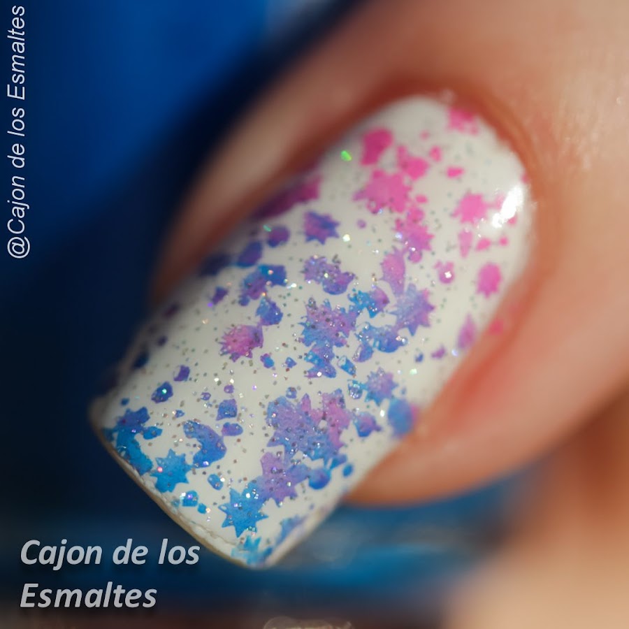 Uñas con gradiente o estampado degrade