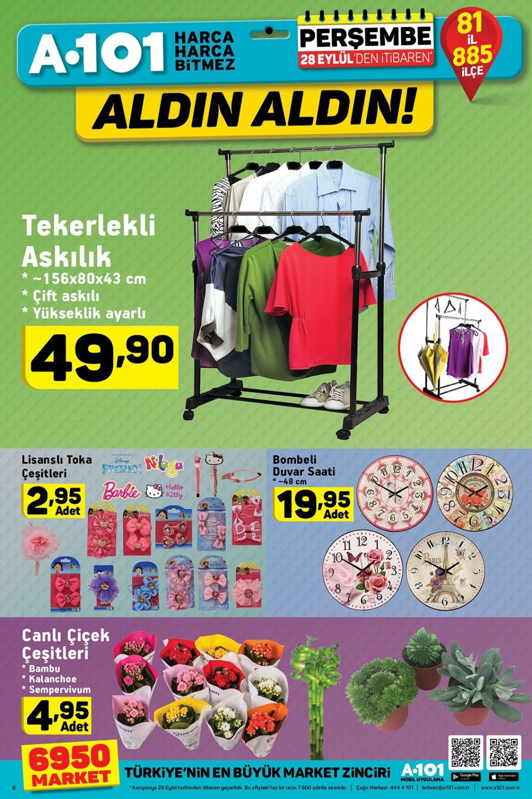 A101 28 Eylül Broşürü A101 28 Eylül Broşürü