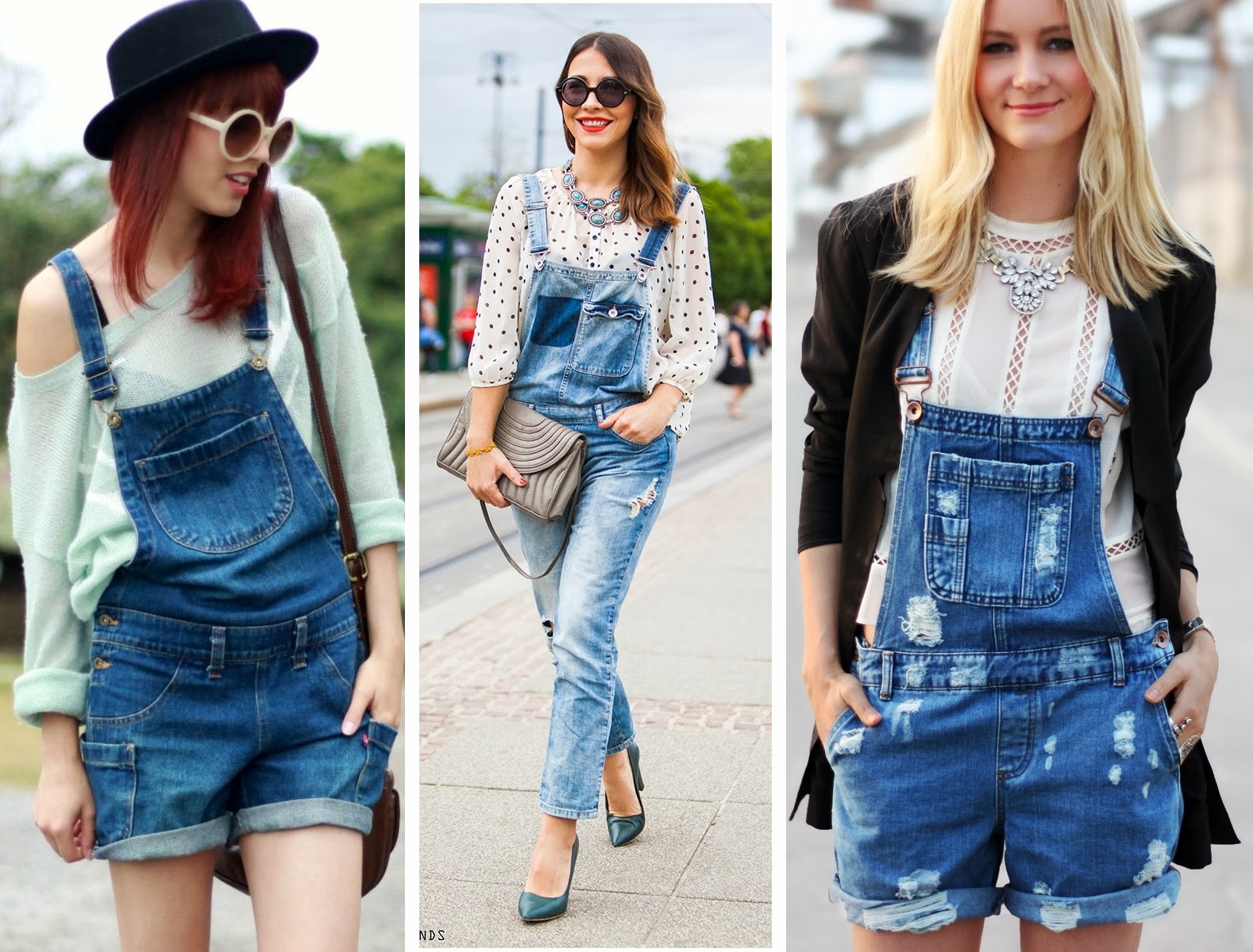 moda verão 2014 macacão jeans