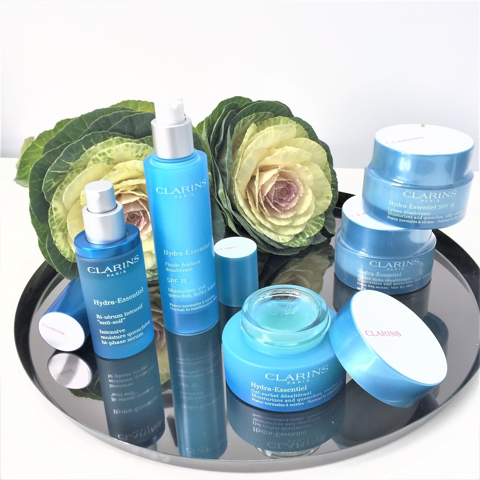 PRODUCT REVIEW CLARINS HYDRAESSENTIEL BIPHASE SERUM, MILKY LOTION