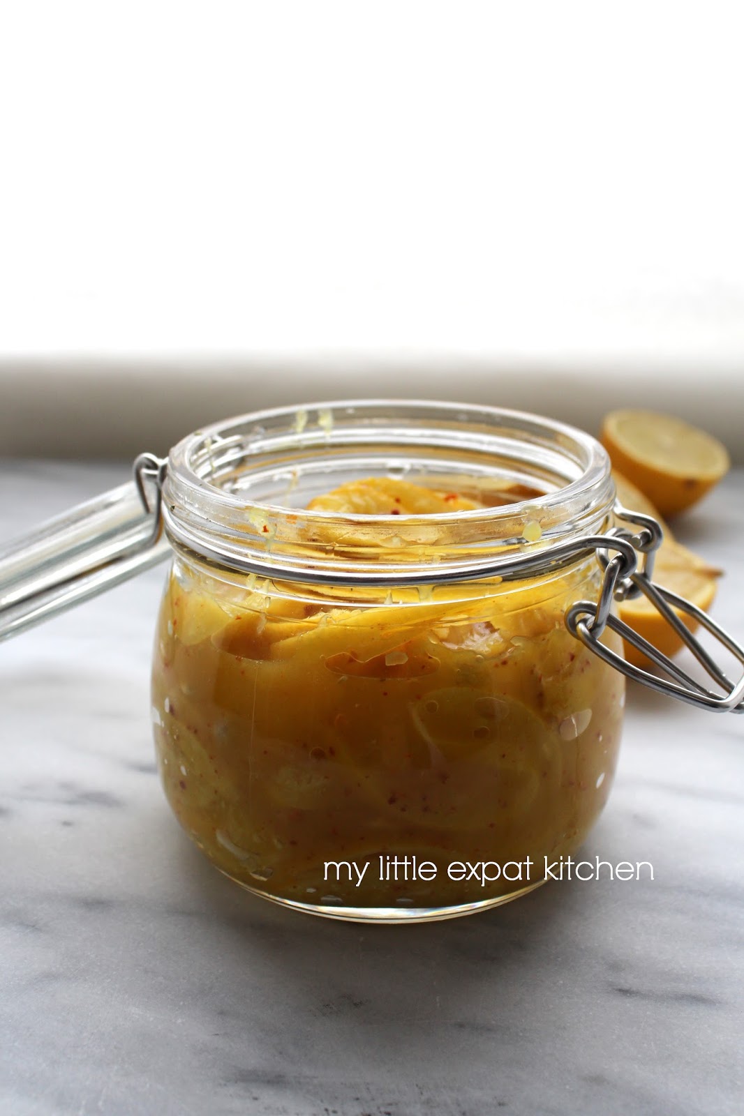 My Little Expat Kitchen Quick preserved lemons