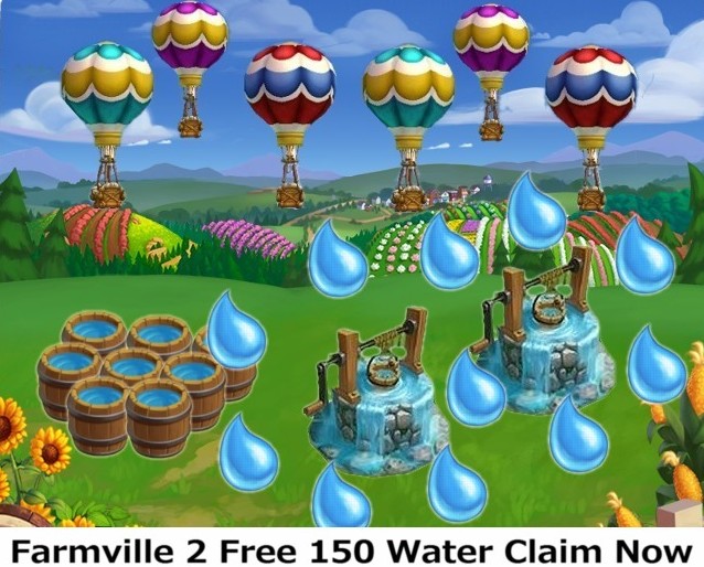 FarmVille2 Collect +30 Water Claim! Games Media