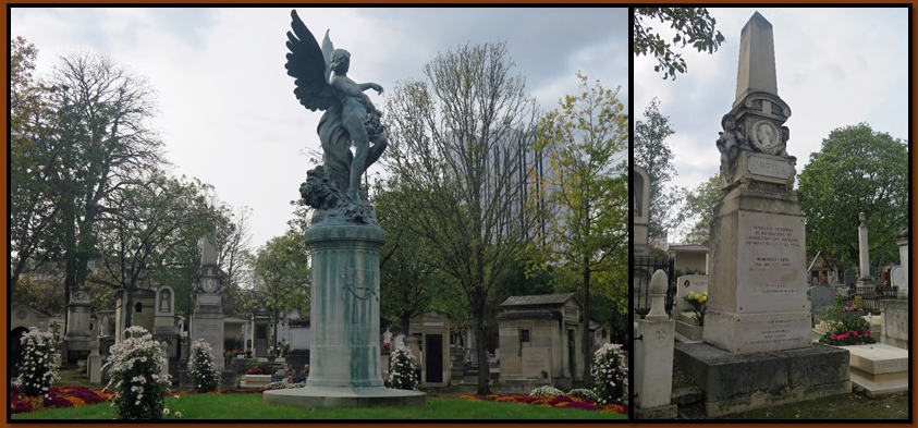 Ange, tombe du Cimetière du Montparnasse à Paris Photos