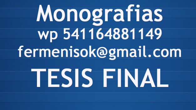 monografias (universidad) Administracion de empresas  Gran Buenos aires gba