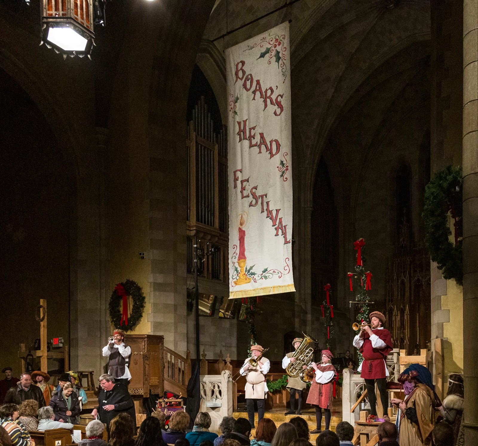 TUMC Photo Gallery Boar's Head Festival 2019, Friday Evening Performance