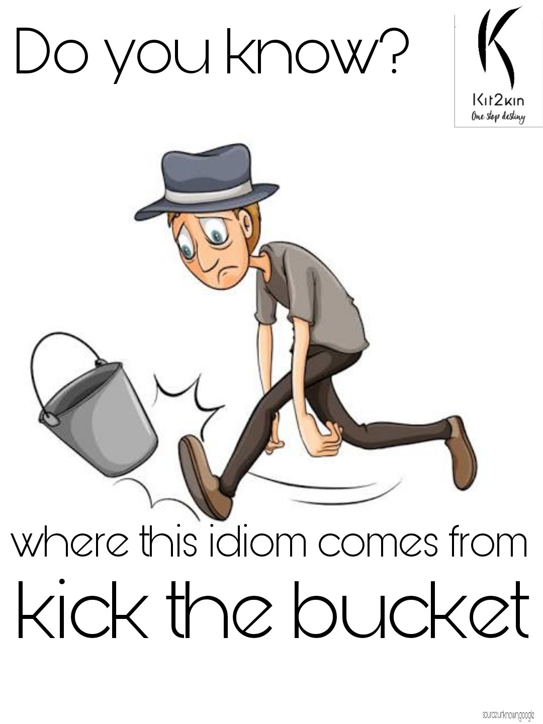 KIT2KIN Kick the bucket
