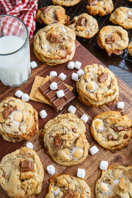 S'mores Chocolate Chip Cookies S'mores Chocolate Chip Cookies