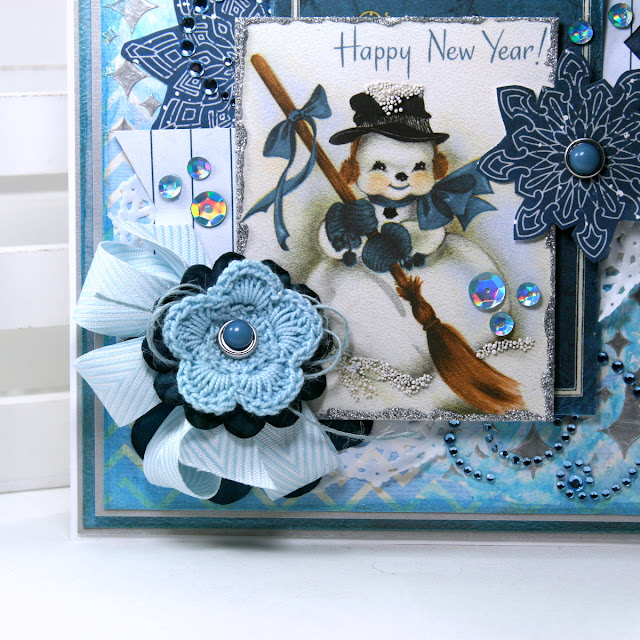 Happy New Year Greeting Card by Ginny Nemchak for BoBunny using On This Day