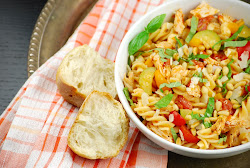 chicken pasta grilled food comfort homemade recipes summery coop tomato sauce light diy