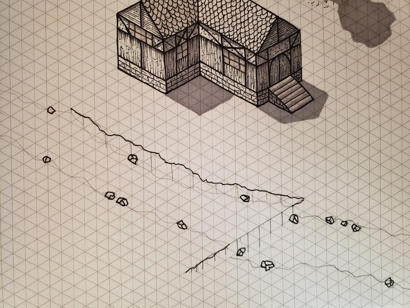 How to Draw an Isometric River