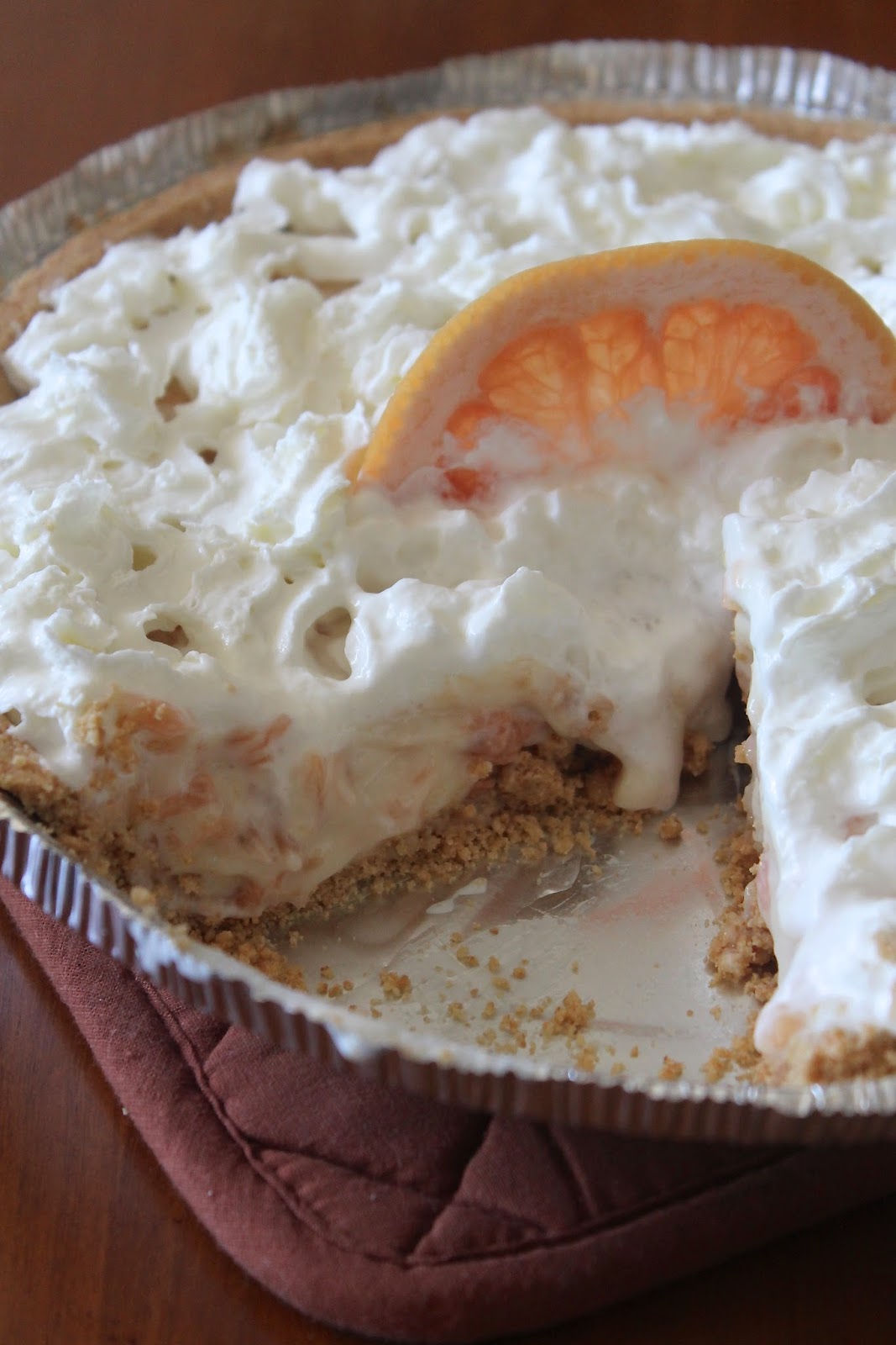 Savory Moments Pink grapefruit pie {Secret Recipe Club}