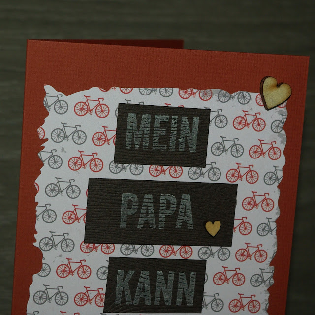 [DIY] Mein Papa kann alles! Vatertag-Grußkarte für Fahrradliebhaber