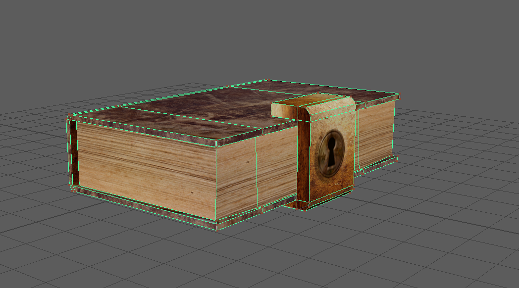 JackCorbettGameTexture: Spellbook Modelling and Texturing