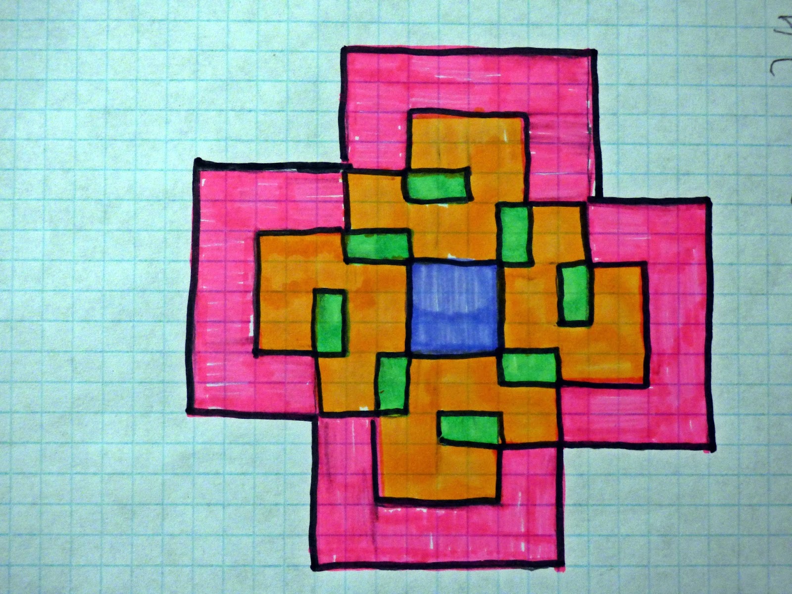 101 Days of Homeschooling: Day 87 / 105 - Times Tables Spirolaterals