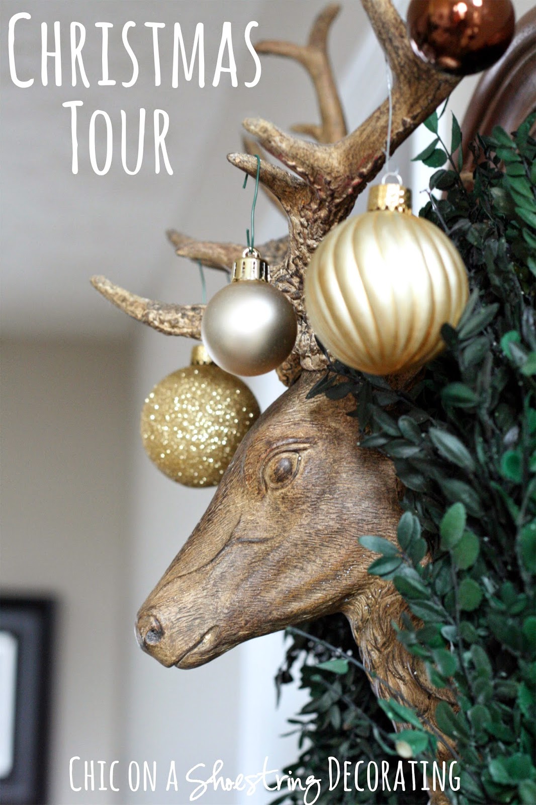 Chic on a Shoestring Decorating Christmas decor