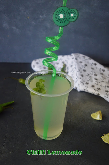 Chilli Lemonade Recipe | Green Chilli Lemon Juice