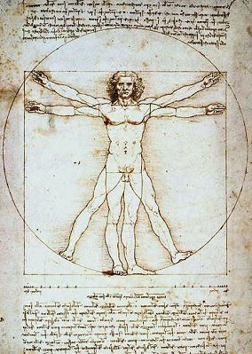 Sonde spatiale homme de vitruve